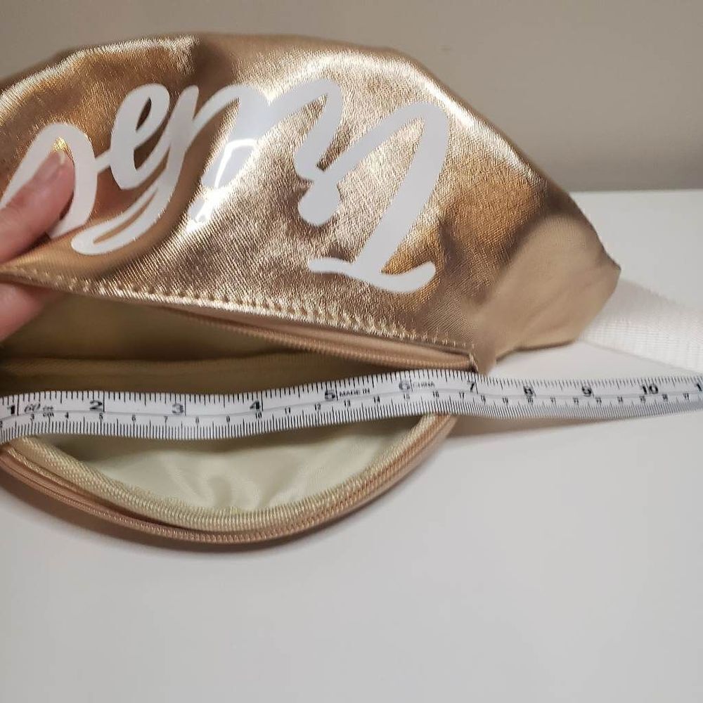 Tribe Crossbody Waist Bag Rose Gold Adjustable Strap - Picture 6 of 6